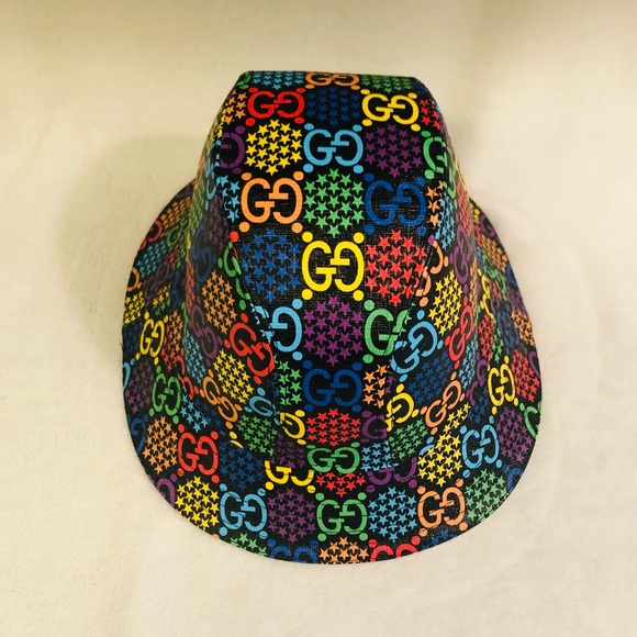 Hypnotizing and surreal, presenting the GG Psychedelic  🦄😍New Gucci GG Psychedelic Fedora Hat